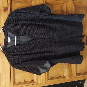 3X Plus Size Button Down Blouse